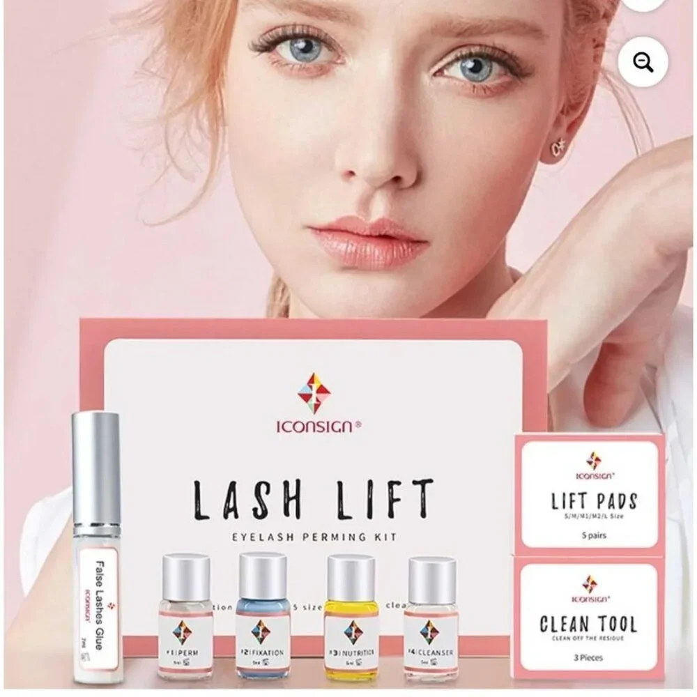 NIB Lash Lift Kit‎ Semi Permanent Eyelash Kit Lash Shields/Gel Pads/Brushes